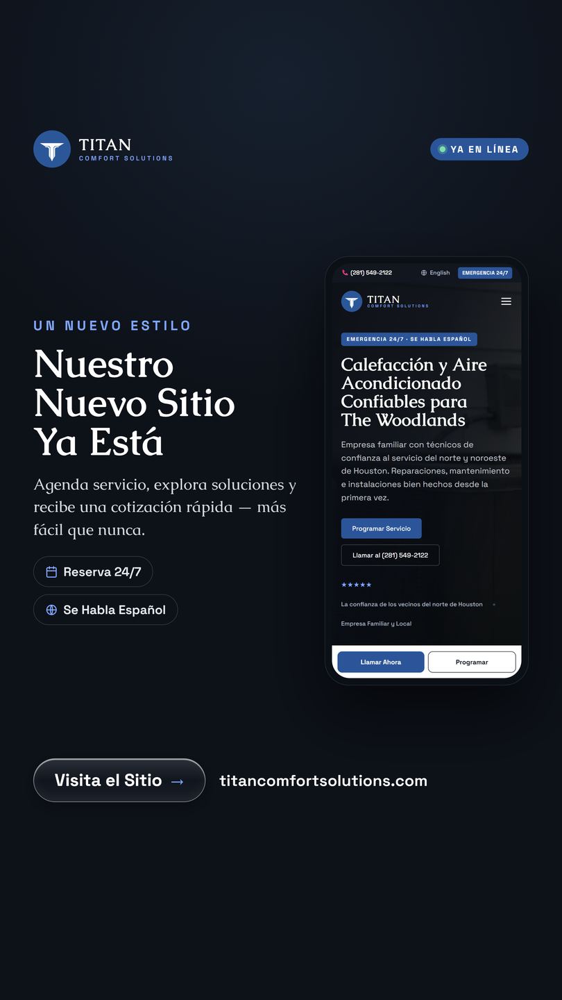 Concept — Titan website promo Instagram story ad, Spanish